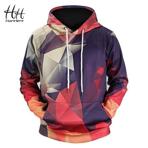 HanHent New Geometric Hoodies 3d Man Streetwear 2018 Fashion Hoody Men's Clothing Men 3d Sweatshirt Geeks Math 3d-hoodies HD0005
