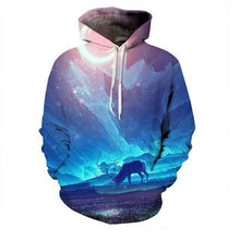 Load image into Gallery viewer, Varsanol Space Galaxy 3d Sweatshirts Men/Women Hoodies With Hat Print Stars Autumn Loose Hoody Thin Hooded Tops Hoody Outwear