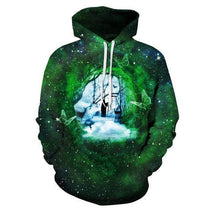 Load image into Gallery viewer, Varsanol Space Galaxy 3d Sweatshirts Men/Women Hoodies With Hat Print Stars Autumn Loose Hoody Thin Hooded Tops Hoody Outwear