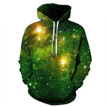 Load image into Gallery viewer, Varsanol Space Galaxy 3d Sweatshirts Men/Women Hoodies With Hat Print Stars Autumn Loose Hoody Thin Hooded Tops Hoody Outwear