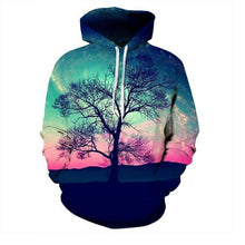 Load image into Gallery viewer, Varsanol Space Galaxy 3d Sweatshirts Men/Women Hoodies With Hat Print Stars Autumn Loose Hoody Thin Hooded Tops Hoody Outwear