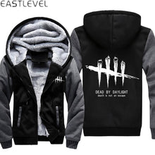Load image into Gallery viewer, Hot Game Dead by Daylight Hoodies Hip Hop for Mn Winter Warm Sweatshirt Jacket Winter Streetwear Fleece Thicken Hoodie Coat