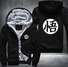 Load image into Gallery viewer, Dragonball Hoodie Son Goku Sun Wukong Men&#39;s Women&#39;s Printing Pattern Thicken Fleece Zipper Hoodies