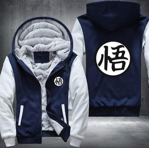 Dragonball Hoodie Son Goku Sun Wukong Men's Women's Printing Pattern Thicken Fleece Zipper Hoodies