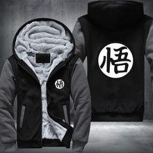 Load image into Gallery viewer, Dragonball Hoodie Son Goku Sun Wukong Men&#39;s Women&#39;s Printing Pattern Thicken Fleece Zipper Hoodies