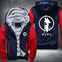 Load image into Gallery viewer, Dragonball Hoodie Son Goku Sun Wukong Men&#39;s Women&#39;s Printing Pattern Thicken Fleece Zipper Hoodies