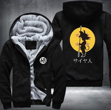 Load image into Gallery viewer, Dragonball Hoodie Son Goku Sun Wukong Men&#39;s Women&#39;s Printing Pattern Thicken Fleece Zipper Hoodies