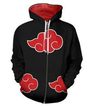 Load image into Gallery viewer, New fashion Cool sweatshirt Hoodies Men women printed 3D Anime Naruto hoodie cosplay Streetwear hip hop tracksuit Zipper Hoody