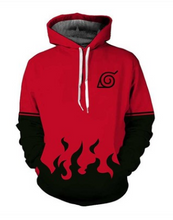 Load image into Gallery viewer, New fashion Cool sweatshirt Hoodies Men women printed 3D Anime Naruto hoodie cosplay Streetwear hip hop tracksuit Zipper Hoody
