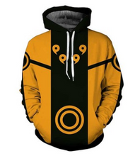 Load image into Gallery viewer, New fashion Cool sweatshirt Hoodies Men women printed 3D Anime Naruto hoodie cosplay Streetwear hip hop tracksuit Zipper Hoody