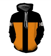 Load image into Gallery viewer, New fashion Cool sweatshirt Hoodies Men women printed 3D Anime Naruto hoodie cosplay Streetwear hip hop tracksuit Zipper Hoody