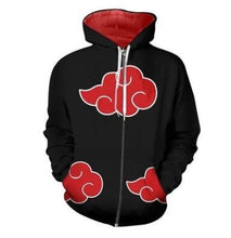 Load image into Gallery viewer, New fashion Cool sweatshirt Hoodies Men women printed 3D Anime Naruto hoodie cosplay Streetwear hip hop tracksuit Zipper Hoody
