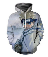 Load image into Gallery viewer, New fashion Cool sweatshirt Hoodies Men women printed 3D Anime Naruto hoodie cosplay Streetwear hip hop tracksuit Zipper Hoody