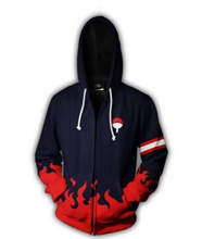 Load image into Gallery viewer, New fashion Cool sweatshirt Hoodies Men women printed 3D Anime Naruto hoodie cosplay Streetwear hip hop tracksuit Zipper Hoody