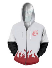 Load image into Gallery viewer, New fashion Cool sweatshirt Hoodies Men women printed 3D Anime Naruto hoodie cosplay Streetwear hip hop tracksuit Zipper Hoody