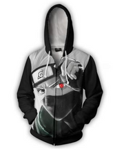 Load image into Gallery viewer, New fashion Cool sweatshirt Hoodies Men women printed 3D Anime Naruto hoodie cosplay Streetwear hip hop tracksuit Zipper Hoody