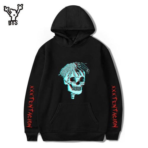 BTS 2018 Hot Sale Hip Hop Hoodies Sweatshirts Raper XXXTentacion Harajuku Men Cool Casual Print Autumn Plus Size 4XL A8322-A8324