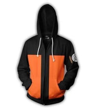 Load image into Gallery viewer, New fashion Cool sweatshirt Hoodies Men women printed 3D Anime Naruto hoodie cosplay Streetwear hip hop tracksuit Zipper Hoody