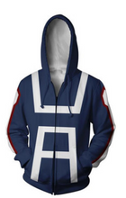 Load image into Gallery viewer, New fashion Cool sweatshirt Hoodies Men women printed 3D Anime Naruto hoodie cosplay Streetwear hip hop tracksuit Zipper Hoody