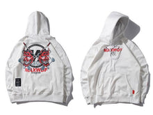 Load image into Gallery viewer, GONTHWID Japanese Devil Heads Printed Hoodies Men 2018 Autumn Hip Hop Casual Streetwear Pullover Sweatshirts Fashion Male Hoodie