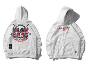 GONTHWID Japanese Devil Heads Printed Hoodies Men 2018 Autumn Hip Hop Casual Streetwear Pullover Sweatshirts Fashion Male Hoodie