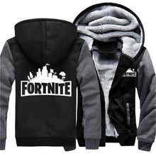 Load image into Gallery viewer, US SIZE Super Warm Fortnite Hoodies Sweatshirts For Men Thick Fleece Men's Camouflage Jackets Clothes Casual Zipup Adult Coats