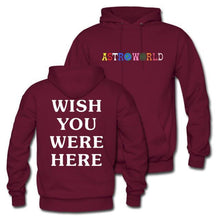 Load image into Gallery viewer, Travis Scott Astroworld WISH YOU WERE HERE Unisex Pullover Hoodie and Sweatshirt different size pls see the size chart