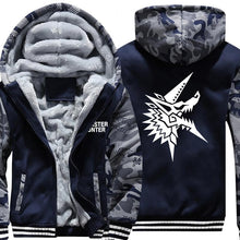 Load image into Gallery viewer, US Size Mens Camouflage Coat for Game Monster Hunter World 2G 3G TRI MH4 Battle Fatigues Jacket Thicken Hoodie Sweatshirts