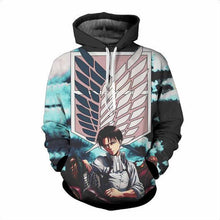 Load image into Gallery viewer, Levi Ackerman Hoodie- Attack On Titan 3D Hoodie - JACKET