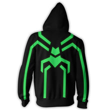Load image into Gallery viewer, STEALTH SPIDER-MAN- ZIP UP HOODIE - 3D HOODIE