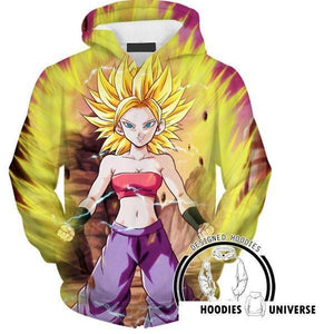 Dragon Ball Super Tornament Hoodie - Caulifla 3D Hoodie