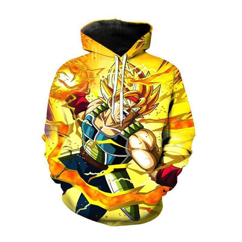 Dragon Ball Z Hoodie -Bardock 3D Hoodie - Jacket