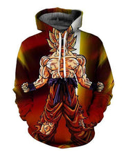 Load image into Gallery viewer, Dragon Ball Z Hoodie - SSj Goku 3D Hoodie - DBZ Hoodie