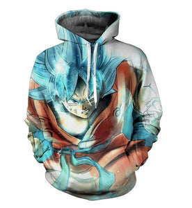 Dragon Ball Z Hoodie - SSj God 3D Hoodies